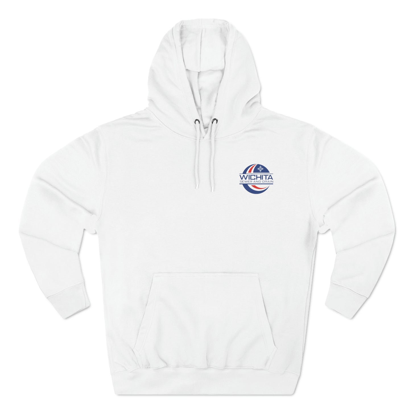 Three-Panel Fleece Hoodie