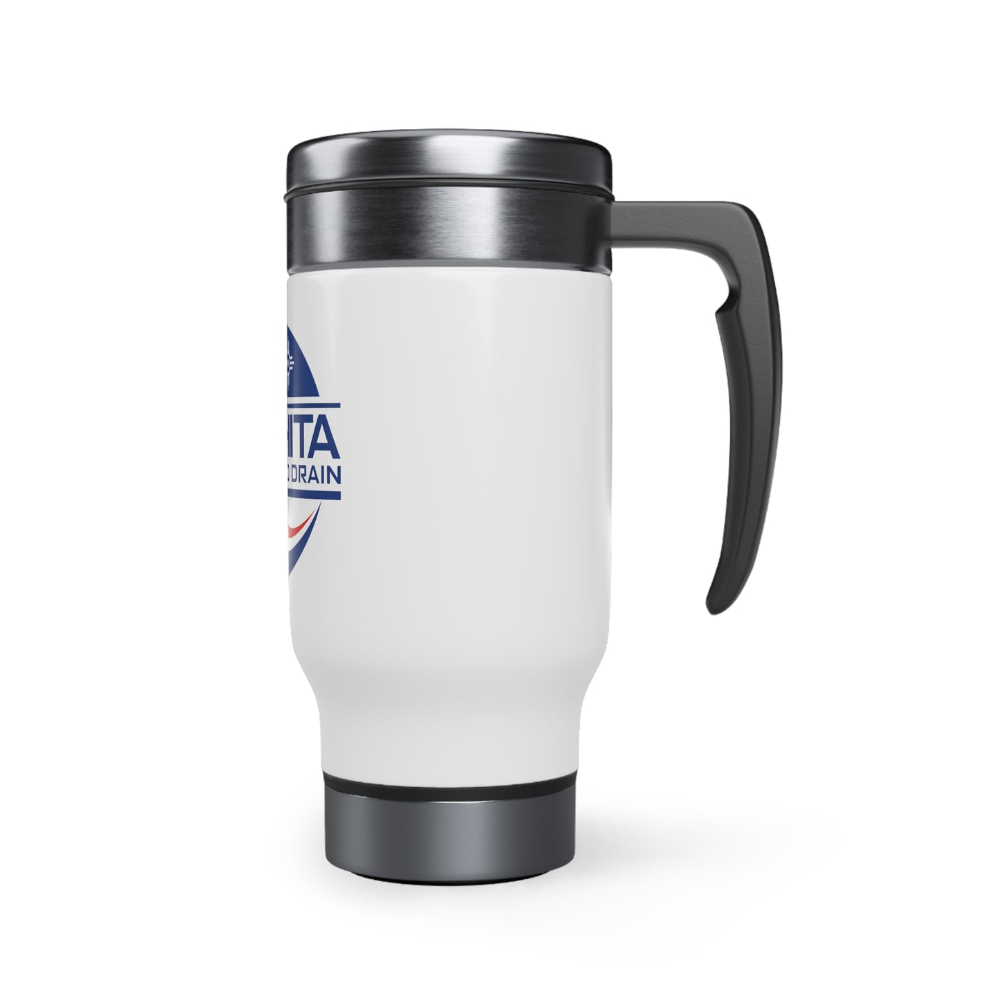 Stainless Steel Travel Mug with Handle, 14oz